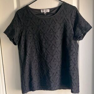 Marc New York Andrew Marc black top M